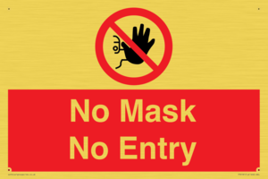 No Mask No Entry